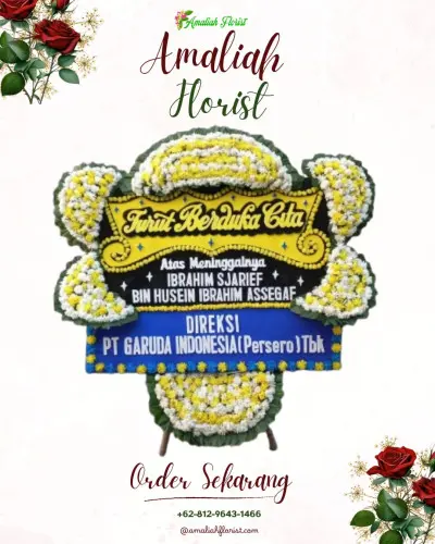Papan Bunga Duka di Salembaran Jati